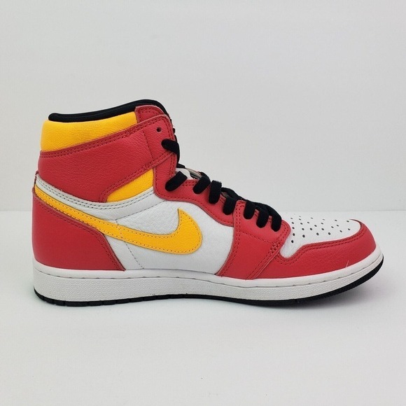Nike Air Jordan 1 Retro High OG Mens Size 9 Fushion Red White Black Sneaker Shoe main image 10